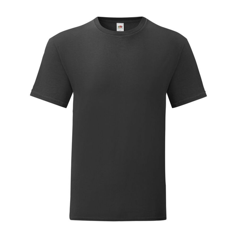 Fruit of the Loom Unisex Adult Iconic T-Shirt / Black